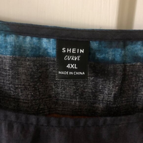 Women's Plus Short Sleeve Shein Curve 4XL Multi Color - Picture 4 of 9